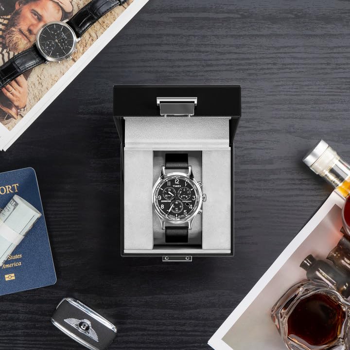 Single Watch Display Case with Glass Lid