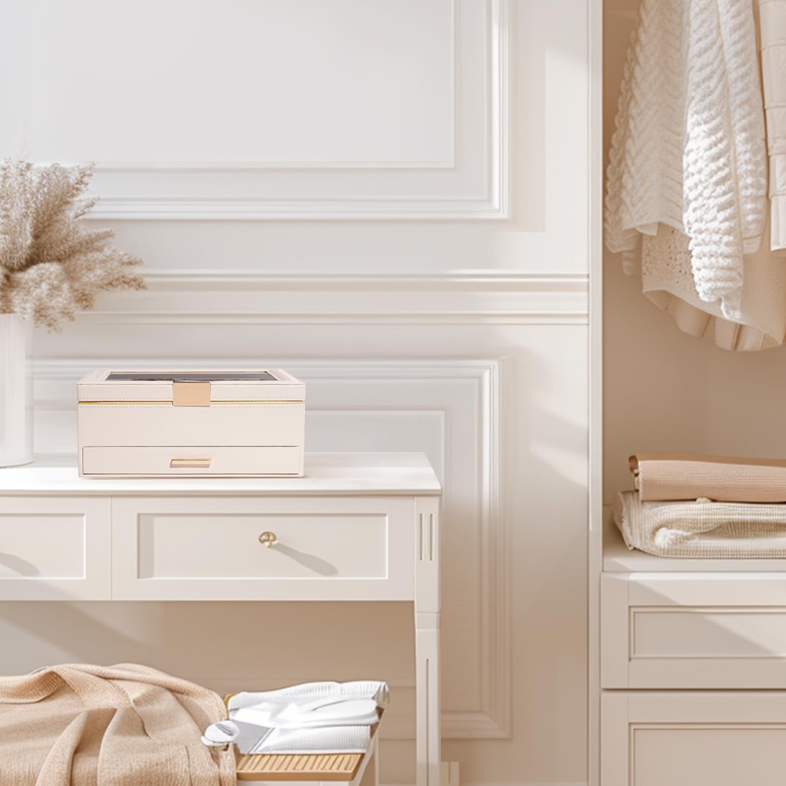 10 Slot Watch Display Case with Drawer