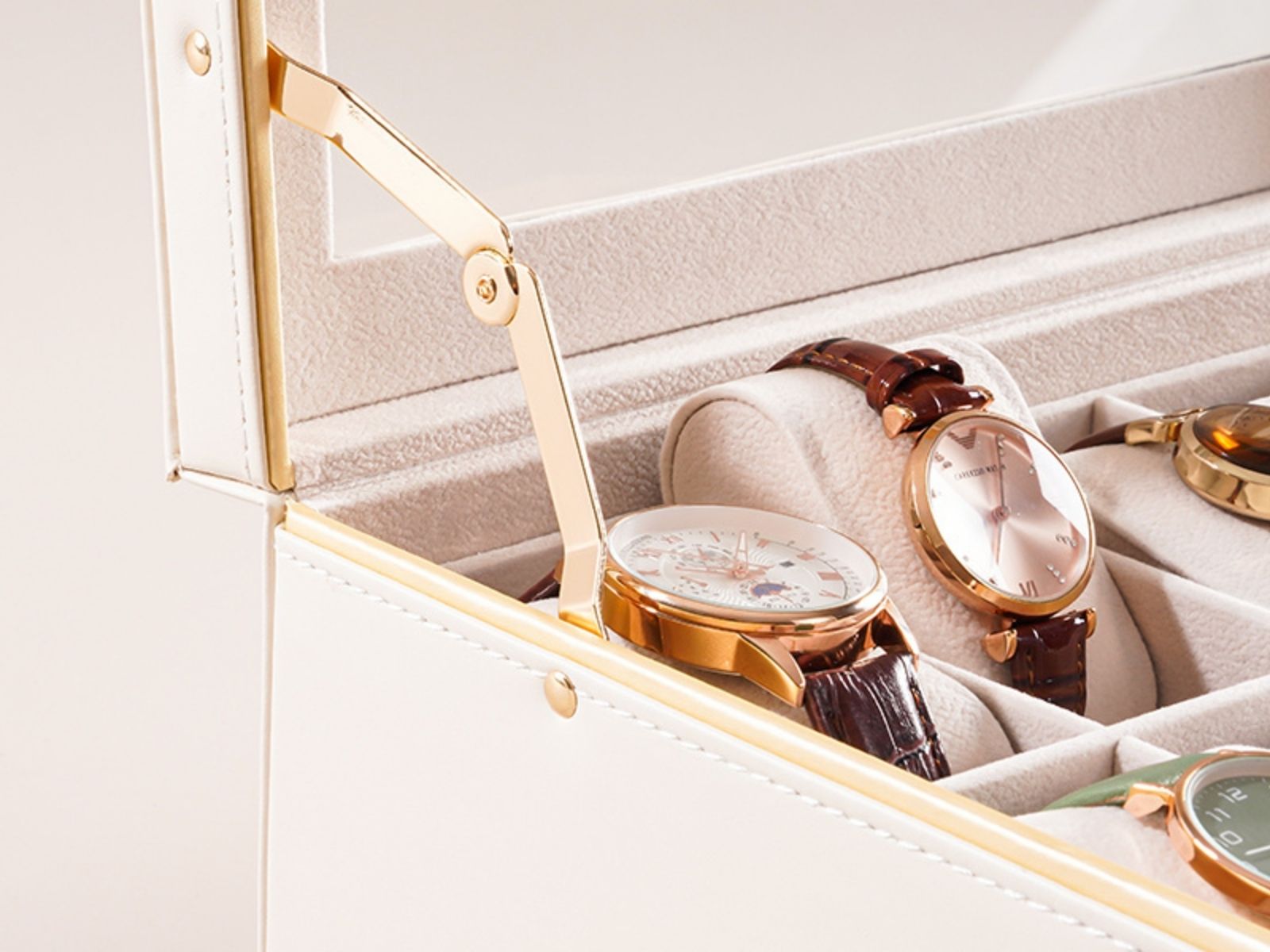 10 Slot Watch Display Case with Drawer