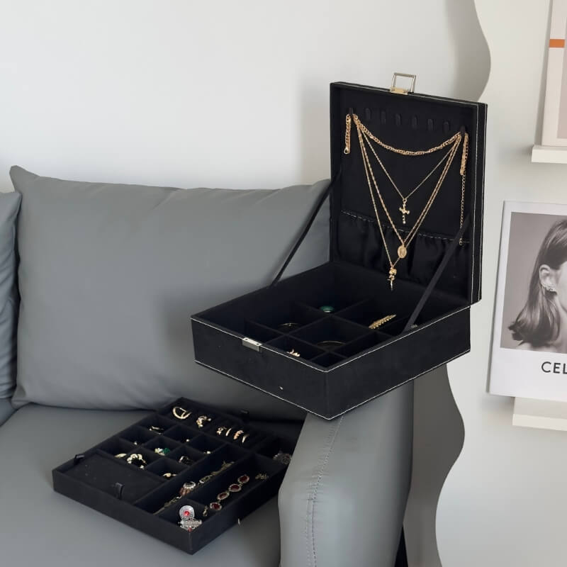 velvet jewelry box