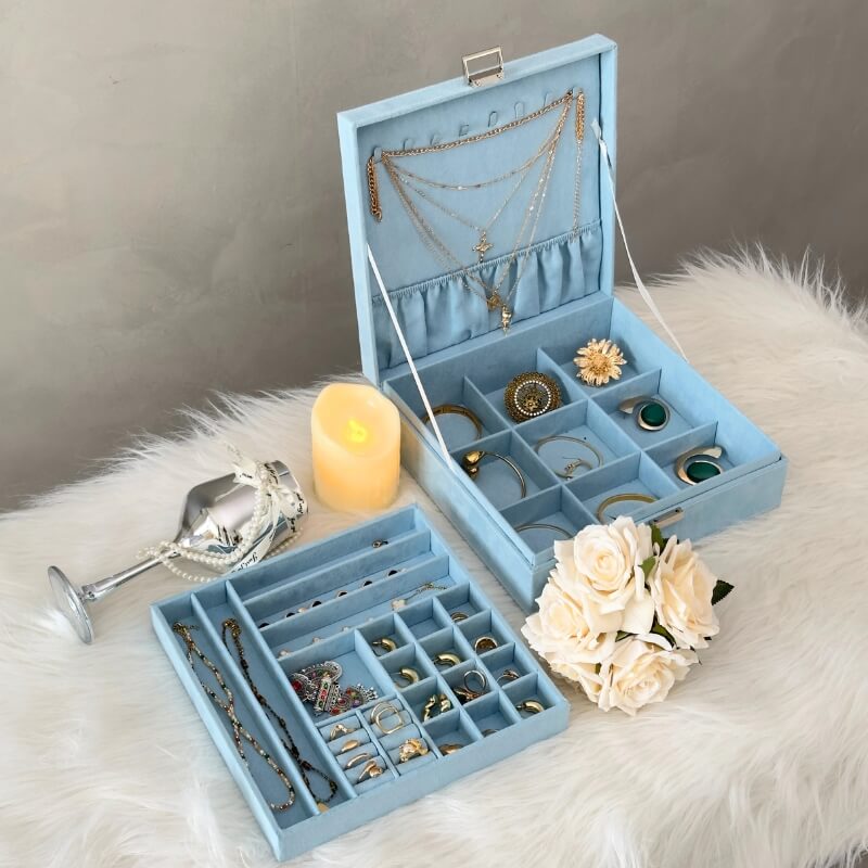 velvet jewelry box