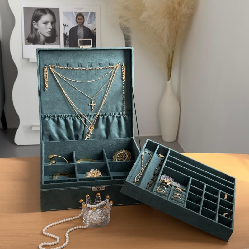 velvet jewelry box