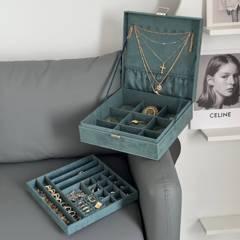 velvet jewelry box