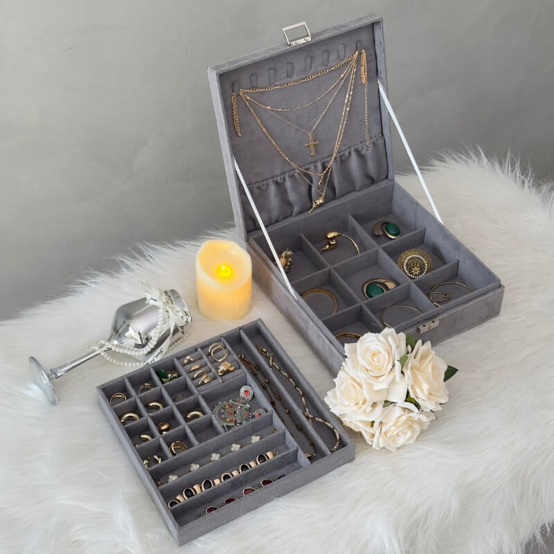 velvet jewelry box