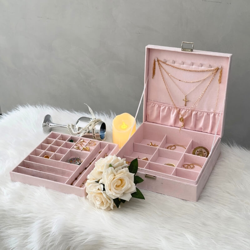velvet jewelry box