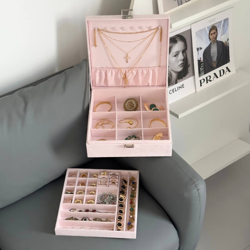 velvet jewelry box