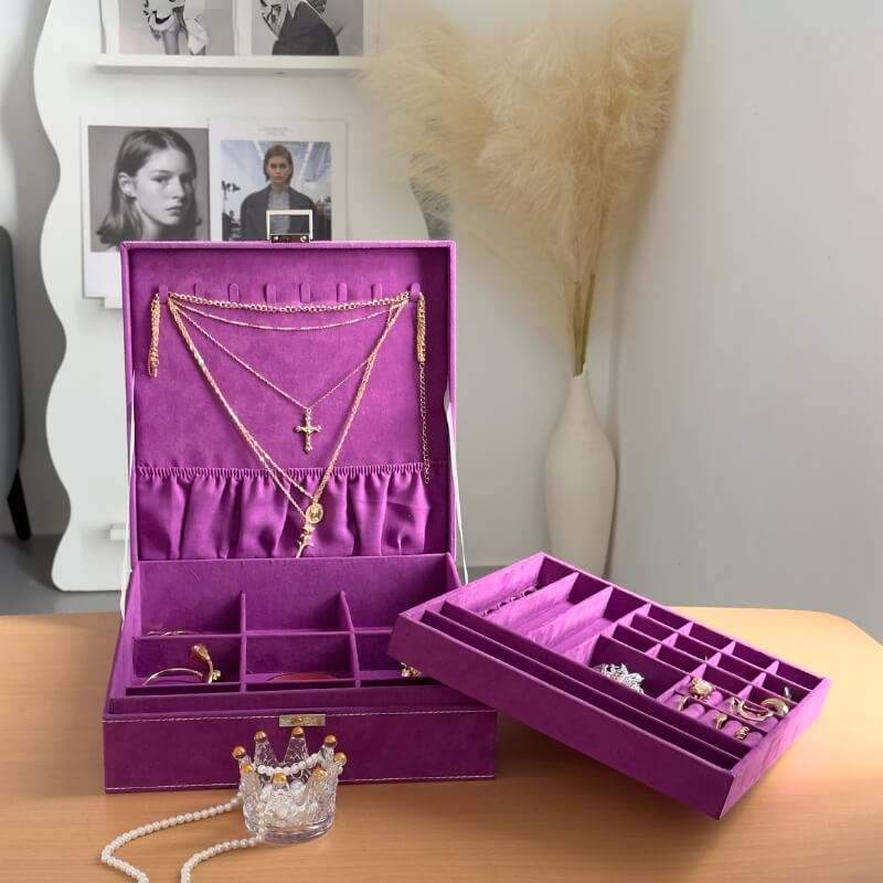 velvet jewelry box
