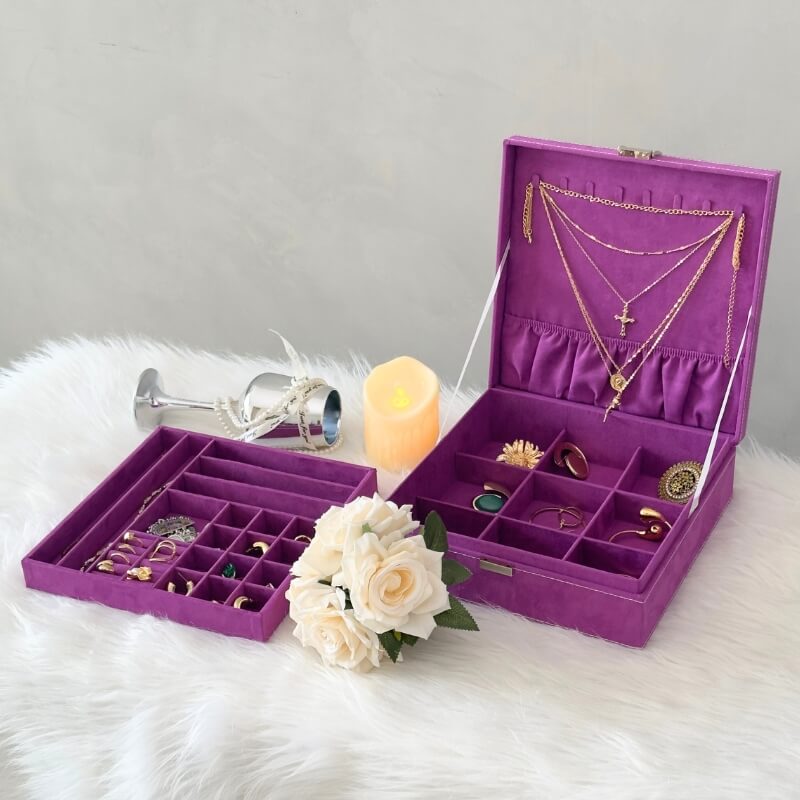 velvet jewelry box