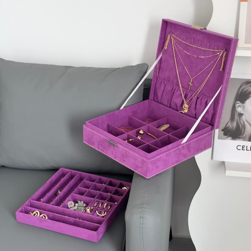 velvet jewelry box
