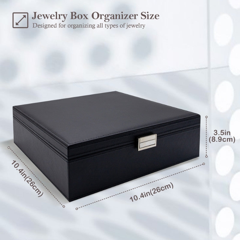 Large Leather Jewelry Box
