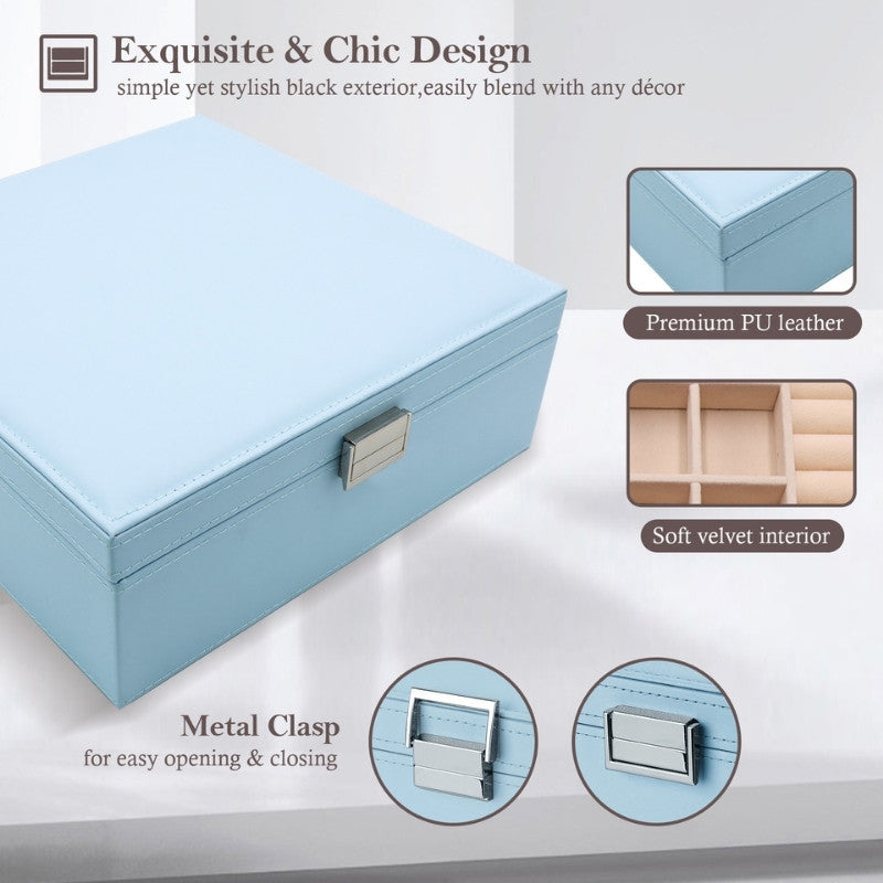 Large Leather Jewelry Box