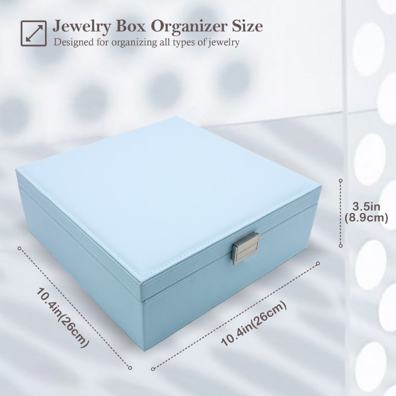 Large Leather Jewelry Box