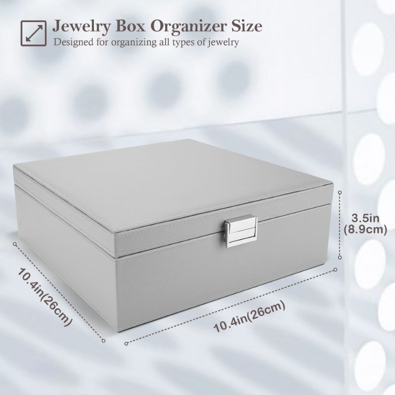 Large Leather Jewelry Box