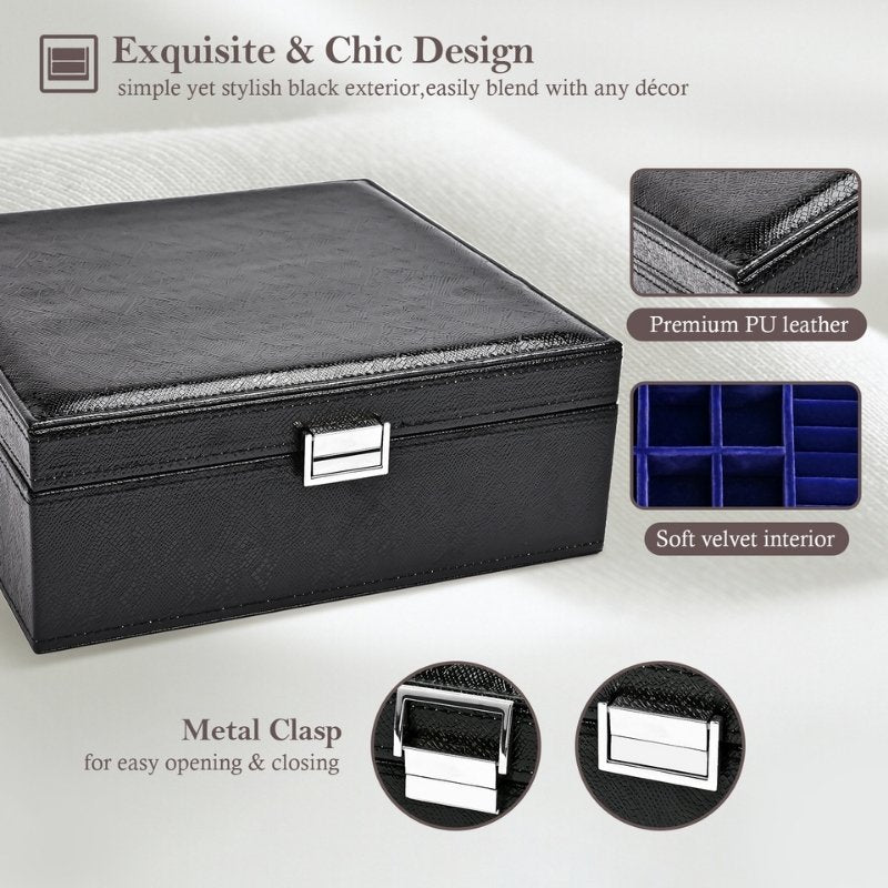 Large Leather Jewelry Box