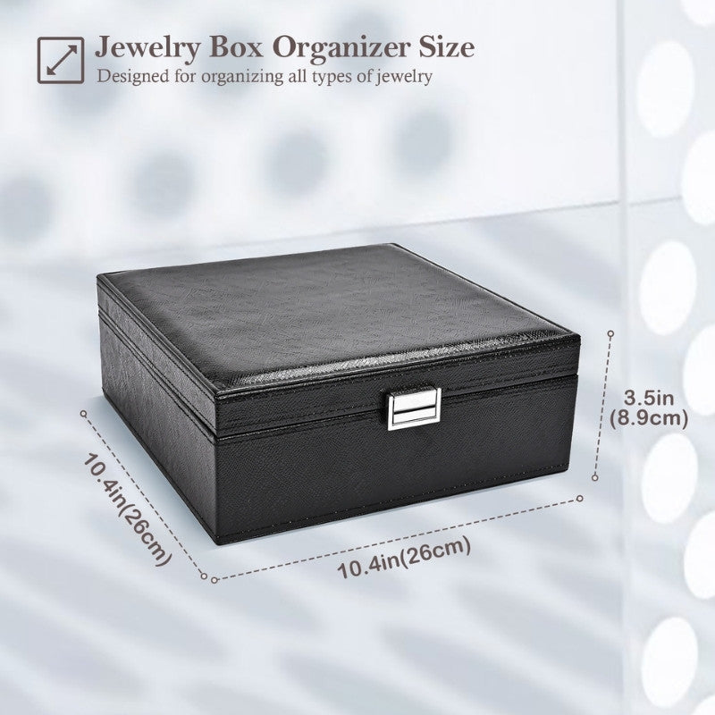 Large Leather Jewelry Box