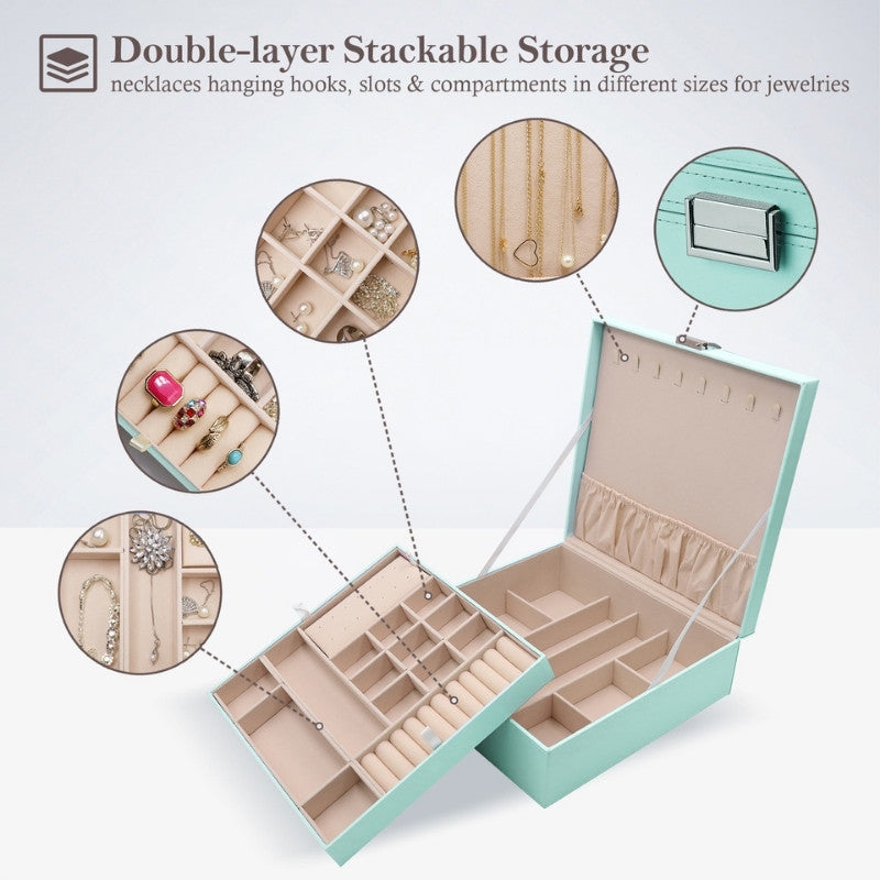 Large Leather Jewelry Box