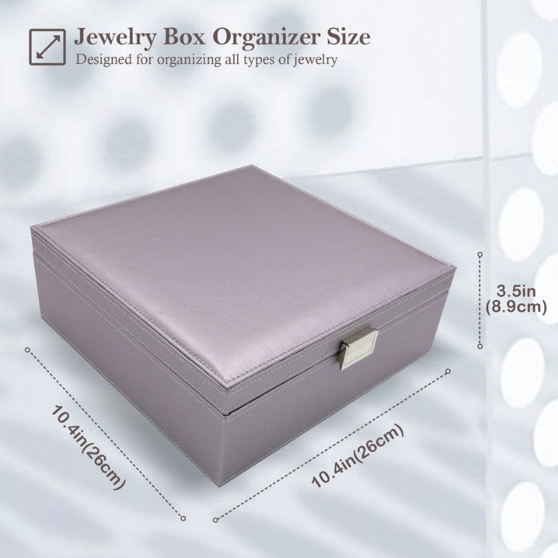 Large Leather Jewelry Box