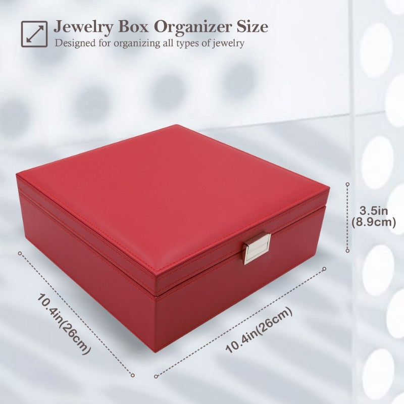 Large Leather Jewelry Box