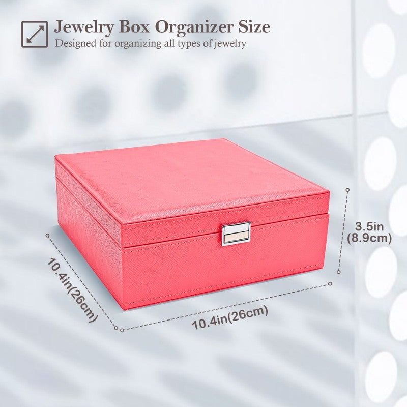 Large Leather Jewelry Box