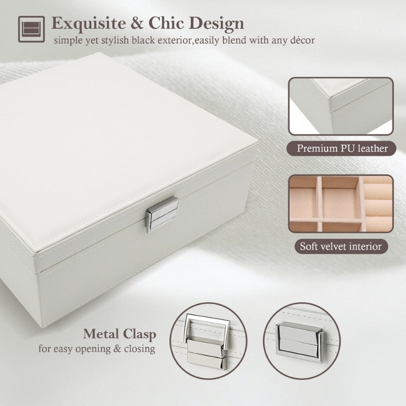 Large Leather Jewelry Box