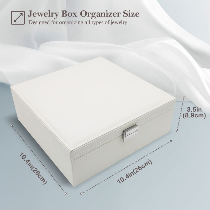Large Leather Jewelry Box