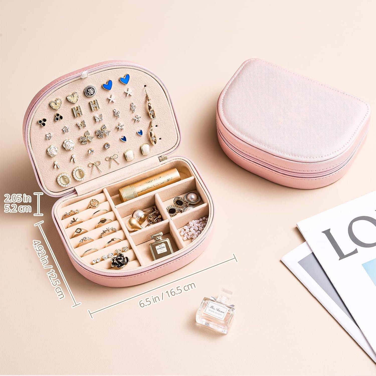 Small Travel Jewelry Box