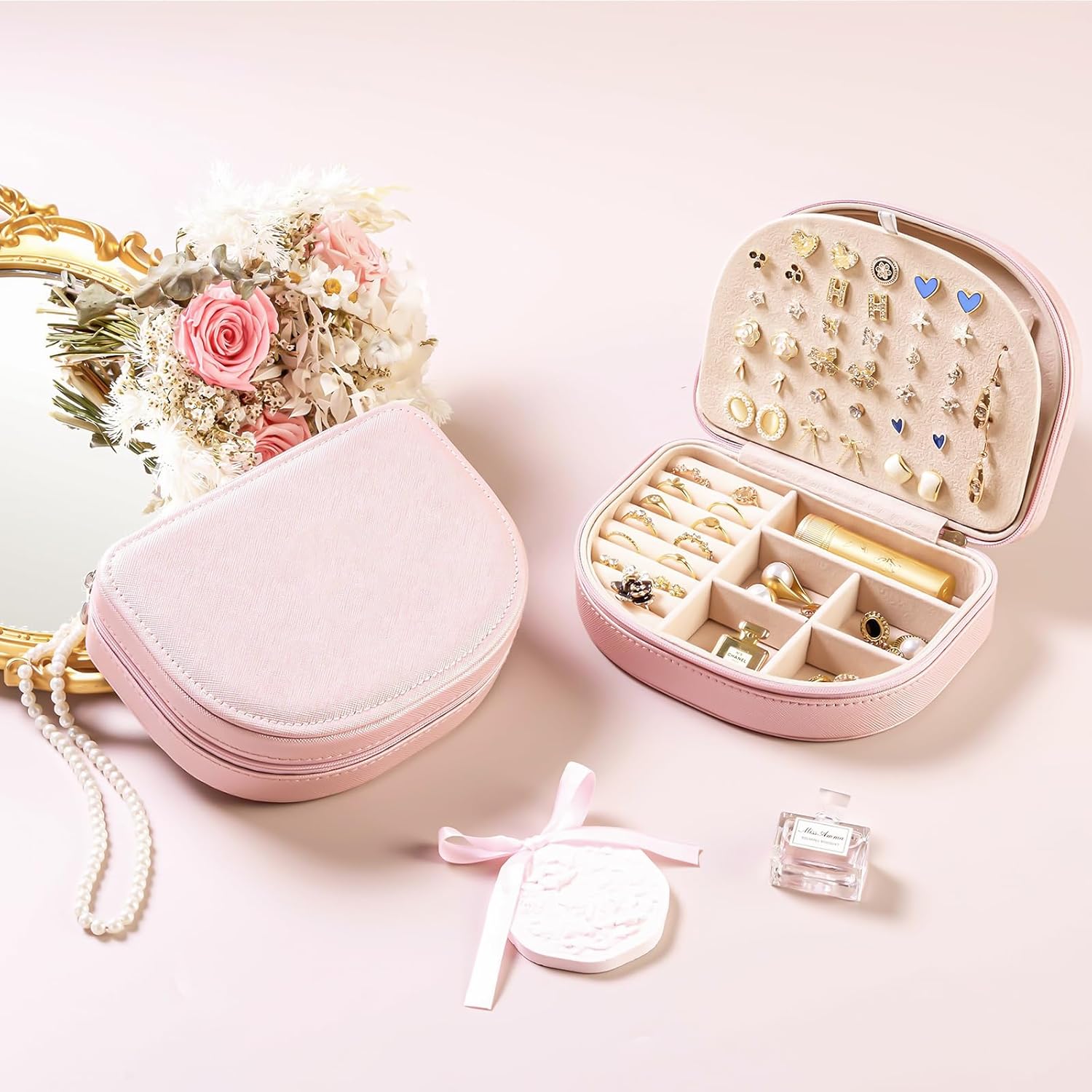 Small Travel Jewelry Box