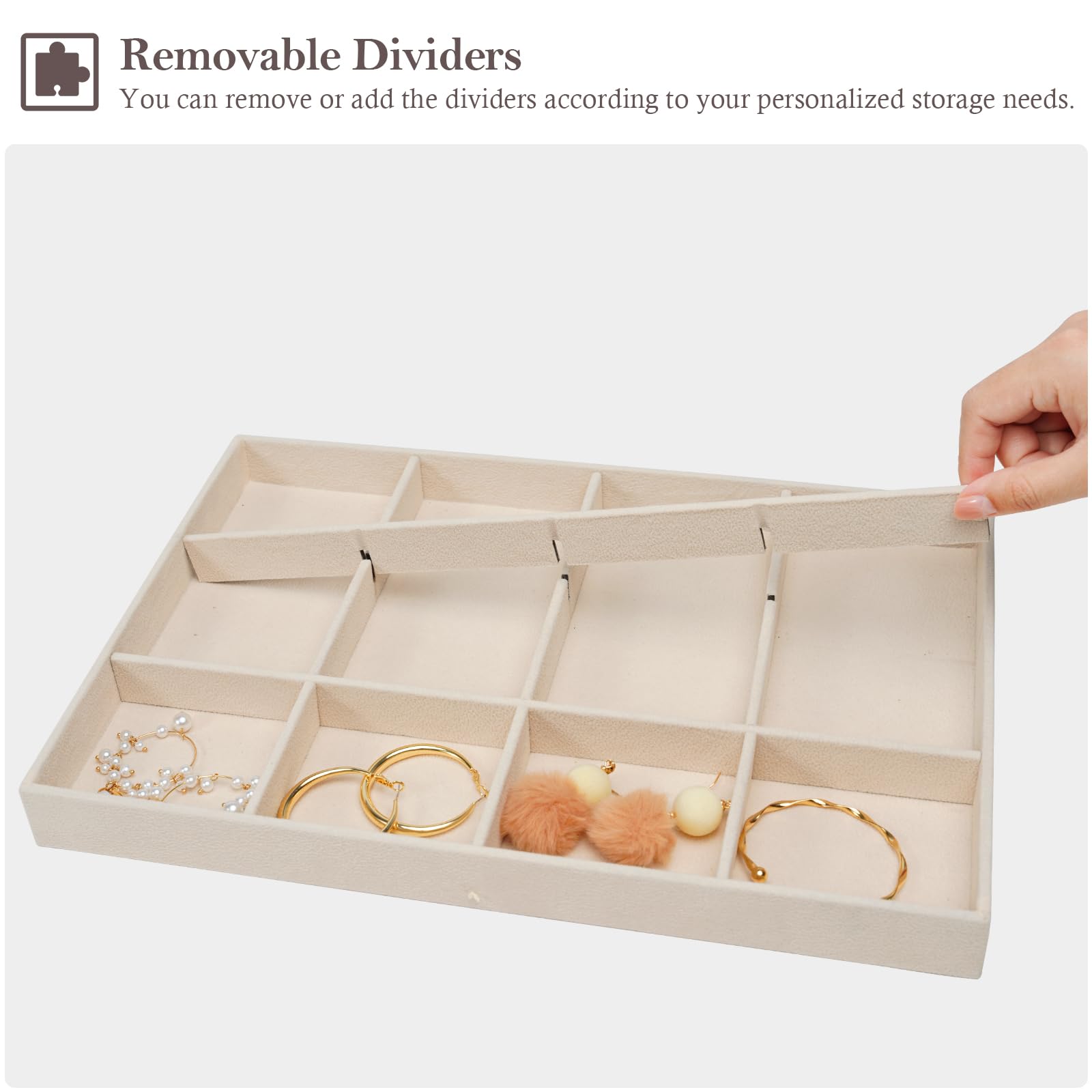 Jewelry trays stackable