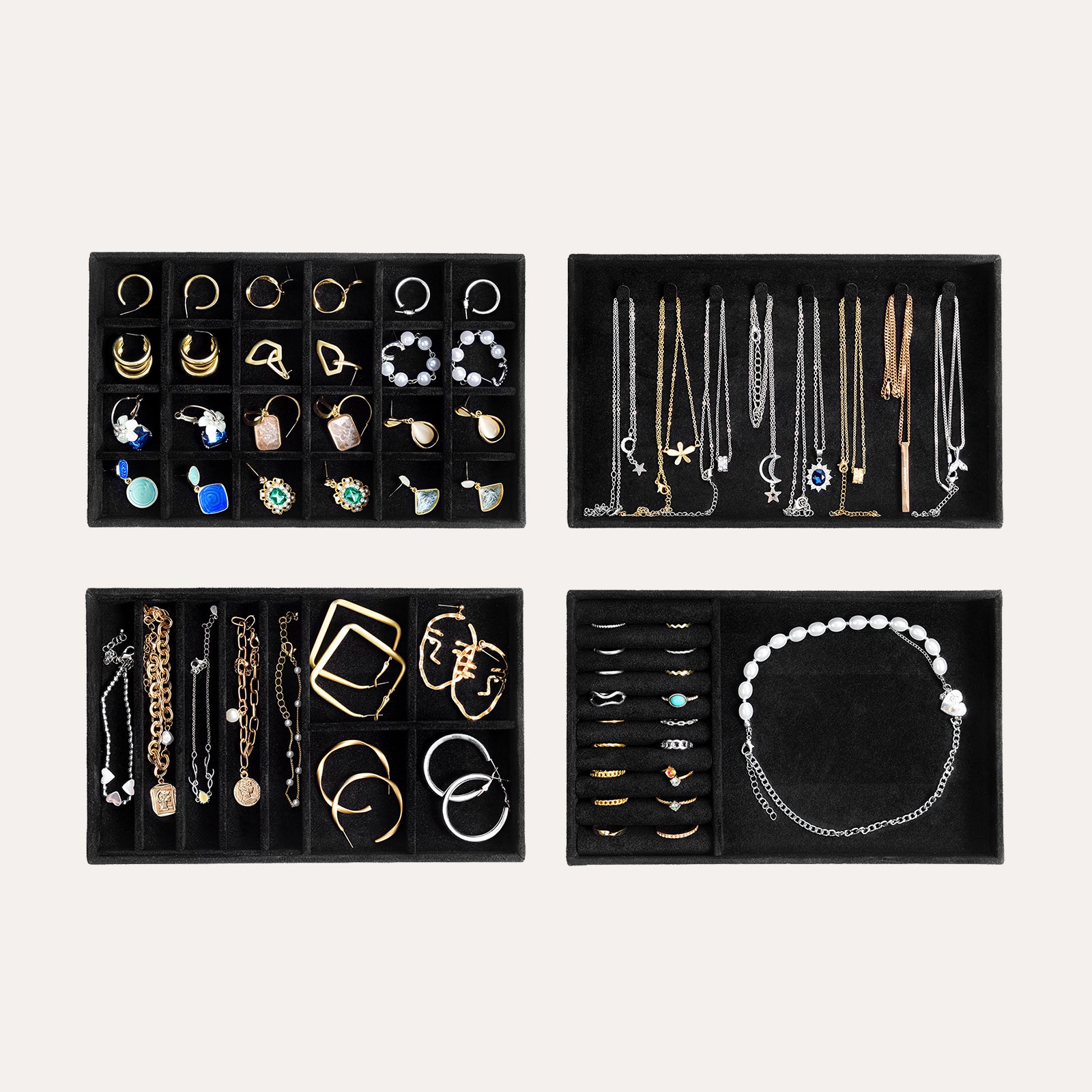 jewelry tray stackable for drawer