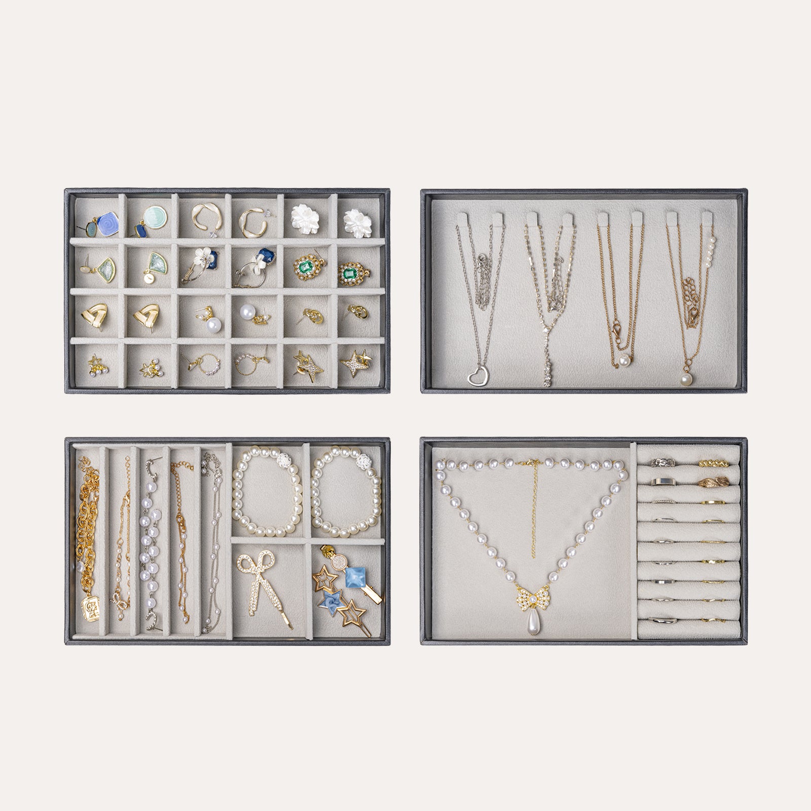 jewelry tray stackable for drawer