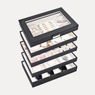 jewelry trays black