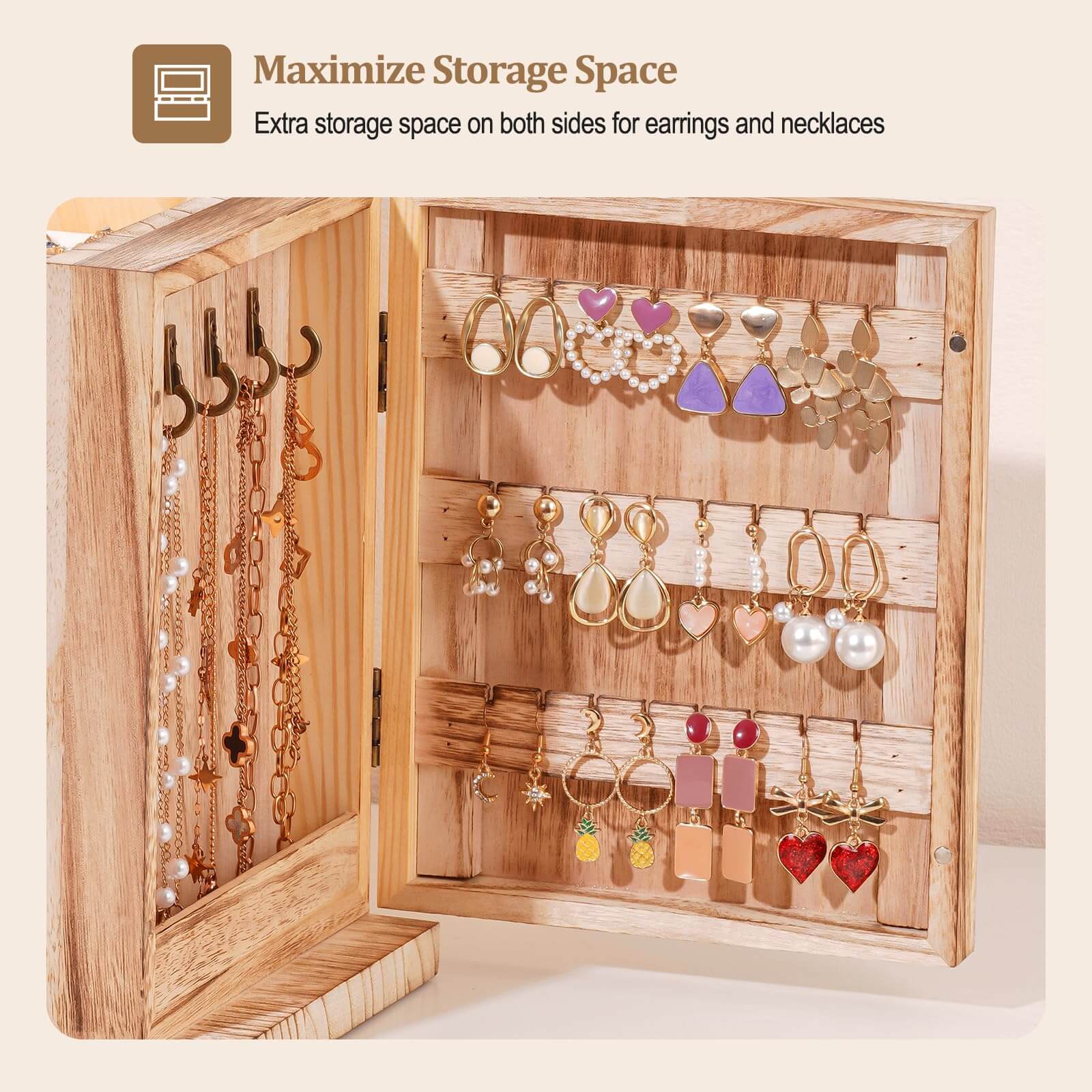 Large Wooden Jewelry Box