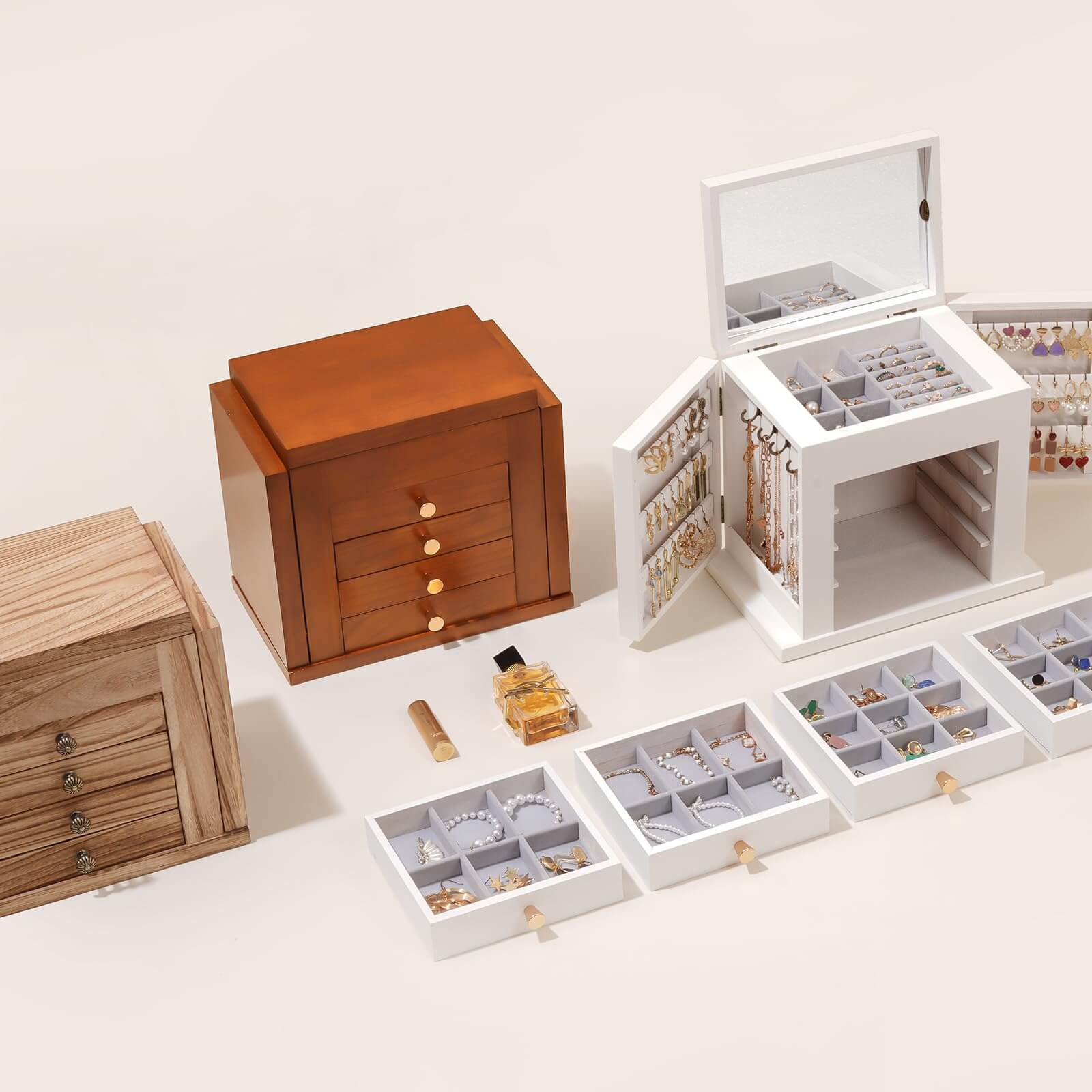 Large Wooden Jewelry Box