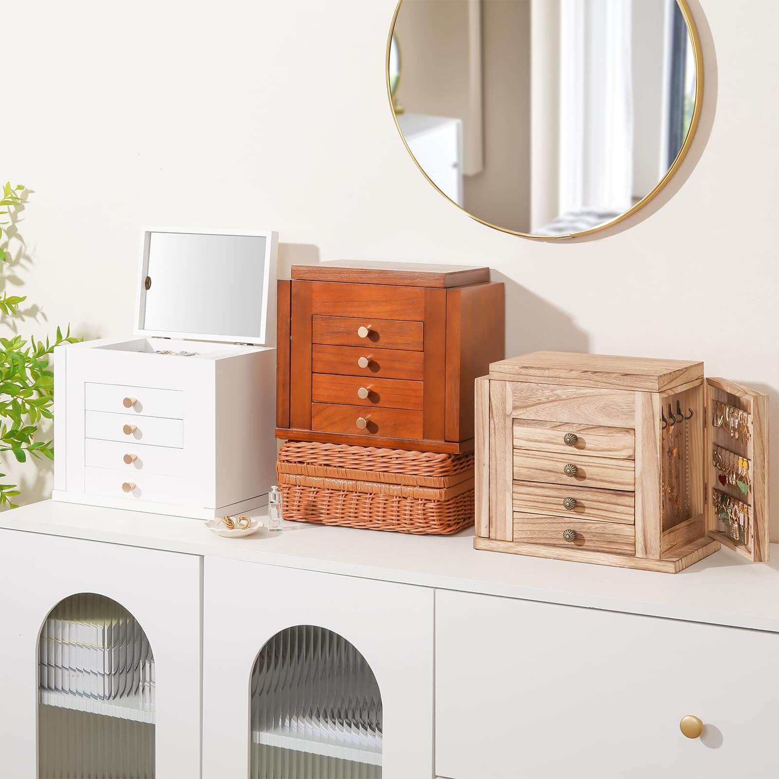 Large Wooden Jewelry Box