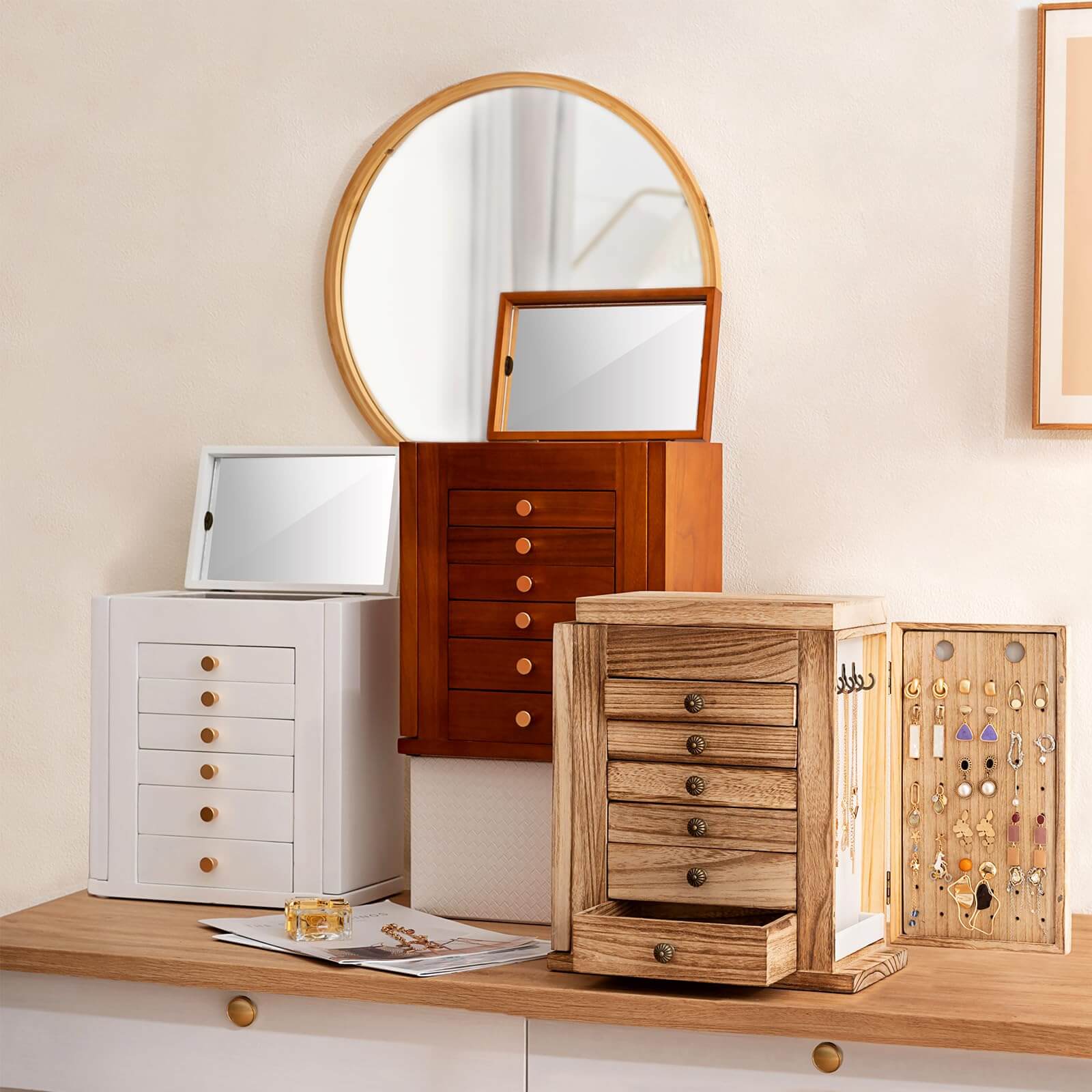 Large Wooden Jewelry Box