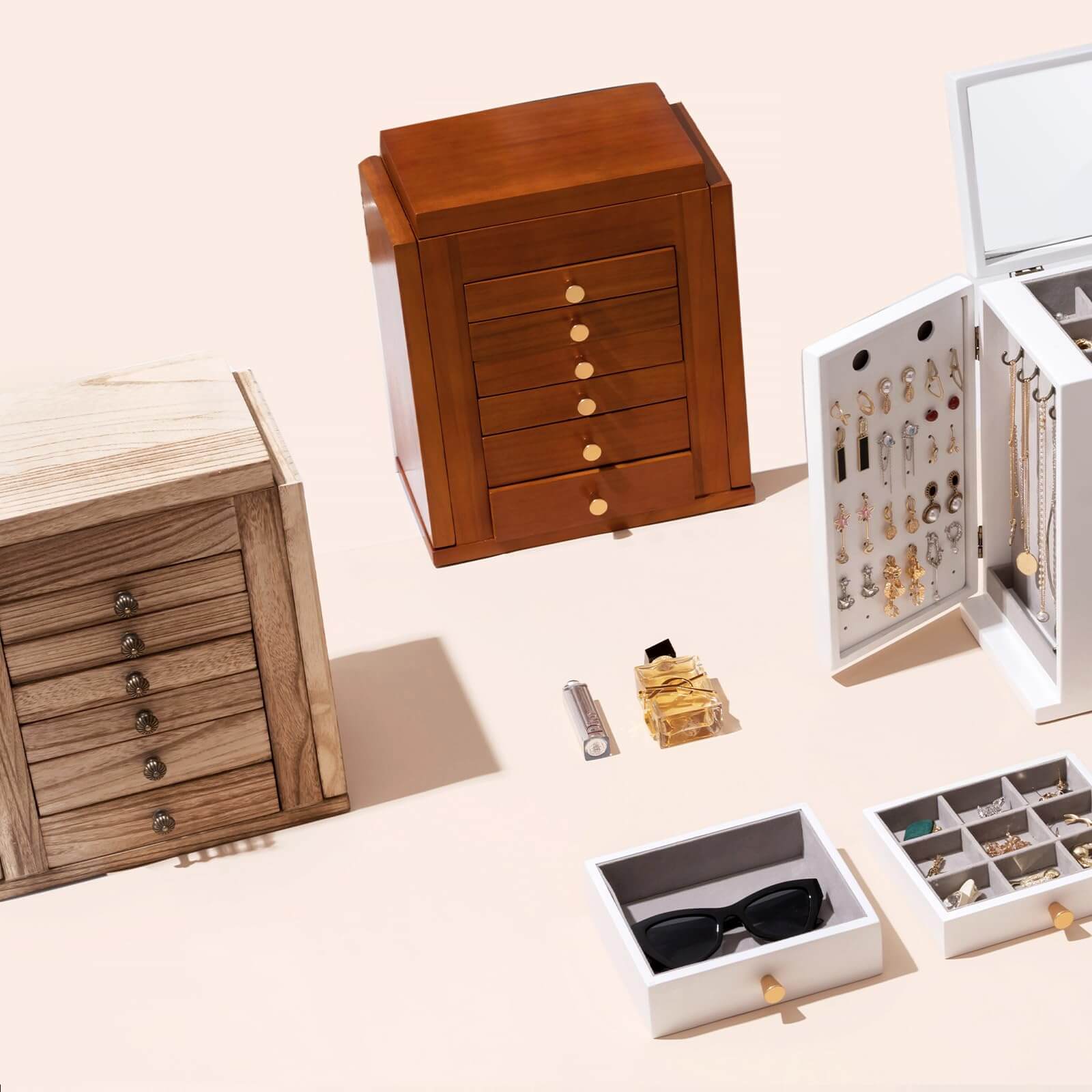 Large Wooden Jewelry Box