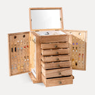 large wooden jewelry box for women