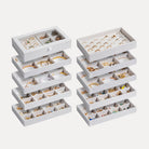 stackable jewelry trays
