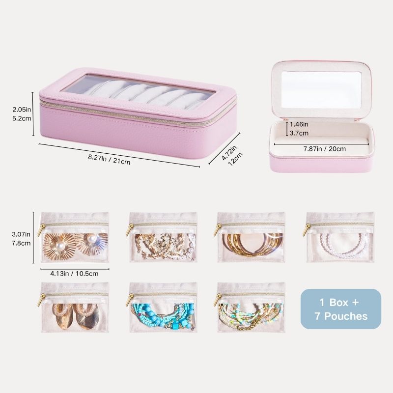 8 in 1 Travel Jewelry Case