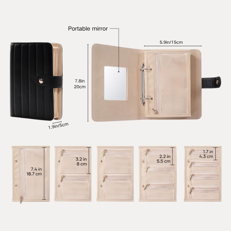 Travel Jewlery Storage Book