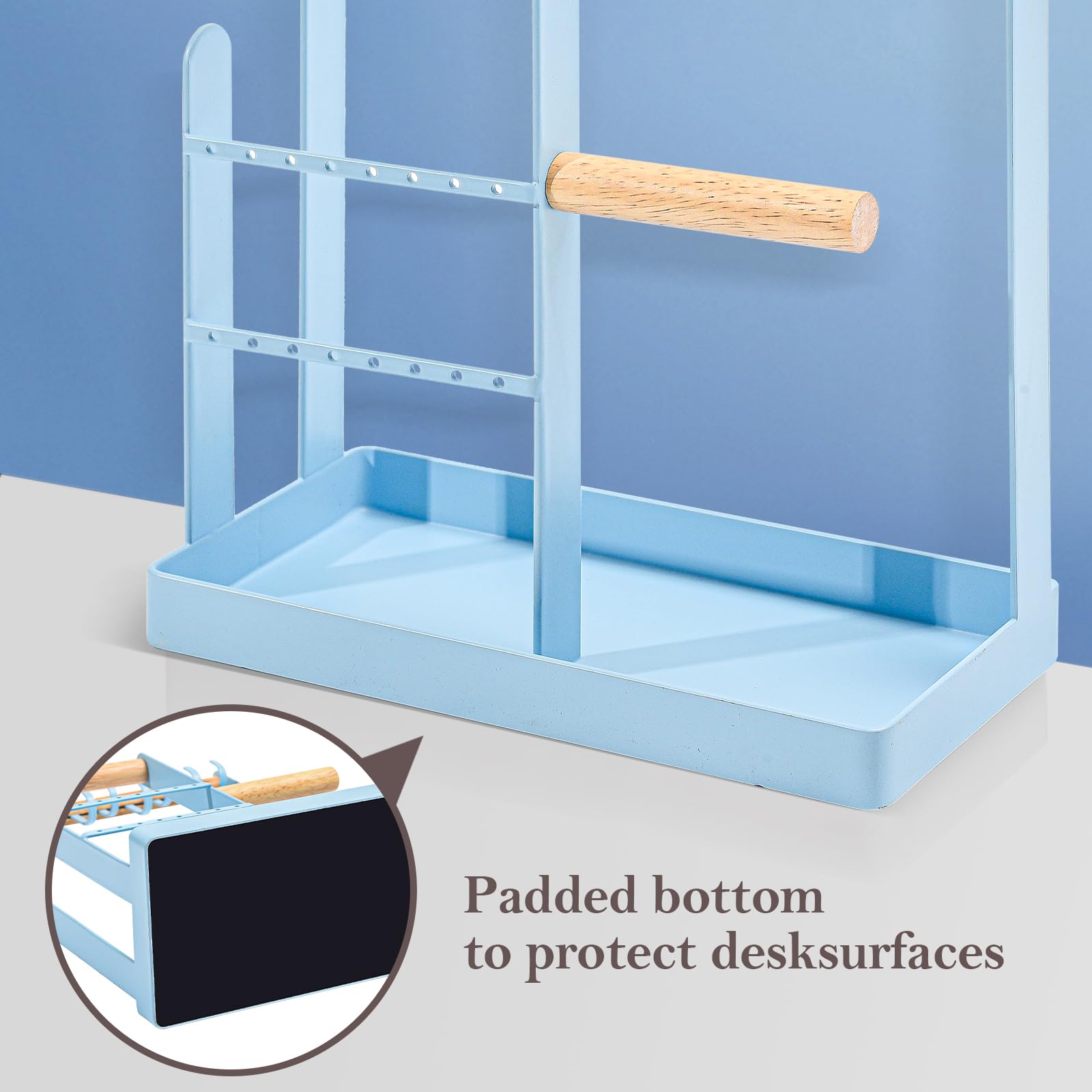 Jewelry Organizer Stand with Ring Tray