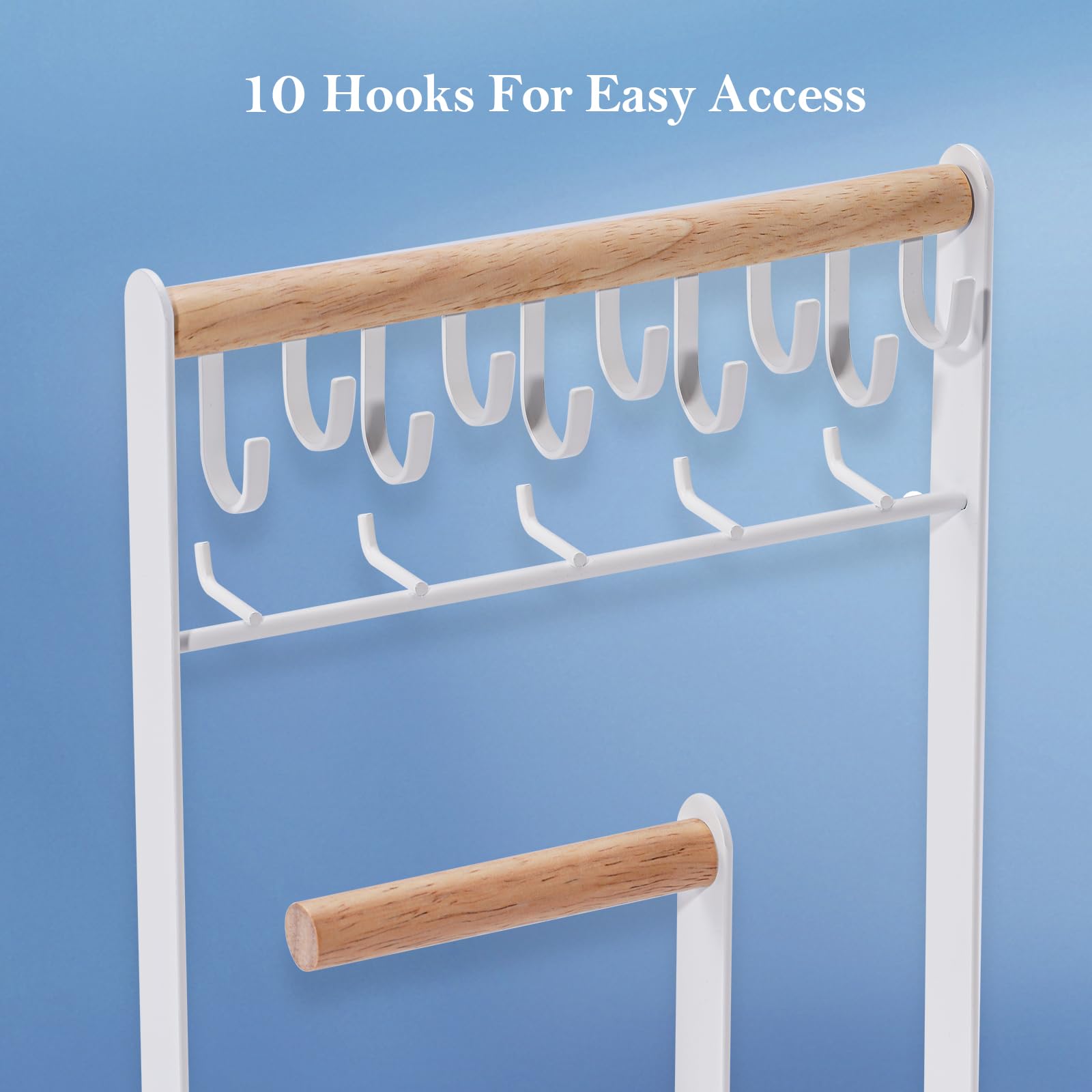 Jewelry Organizer Stand with Ring Tray