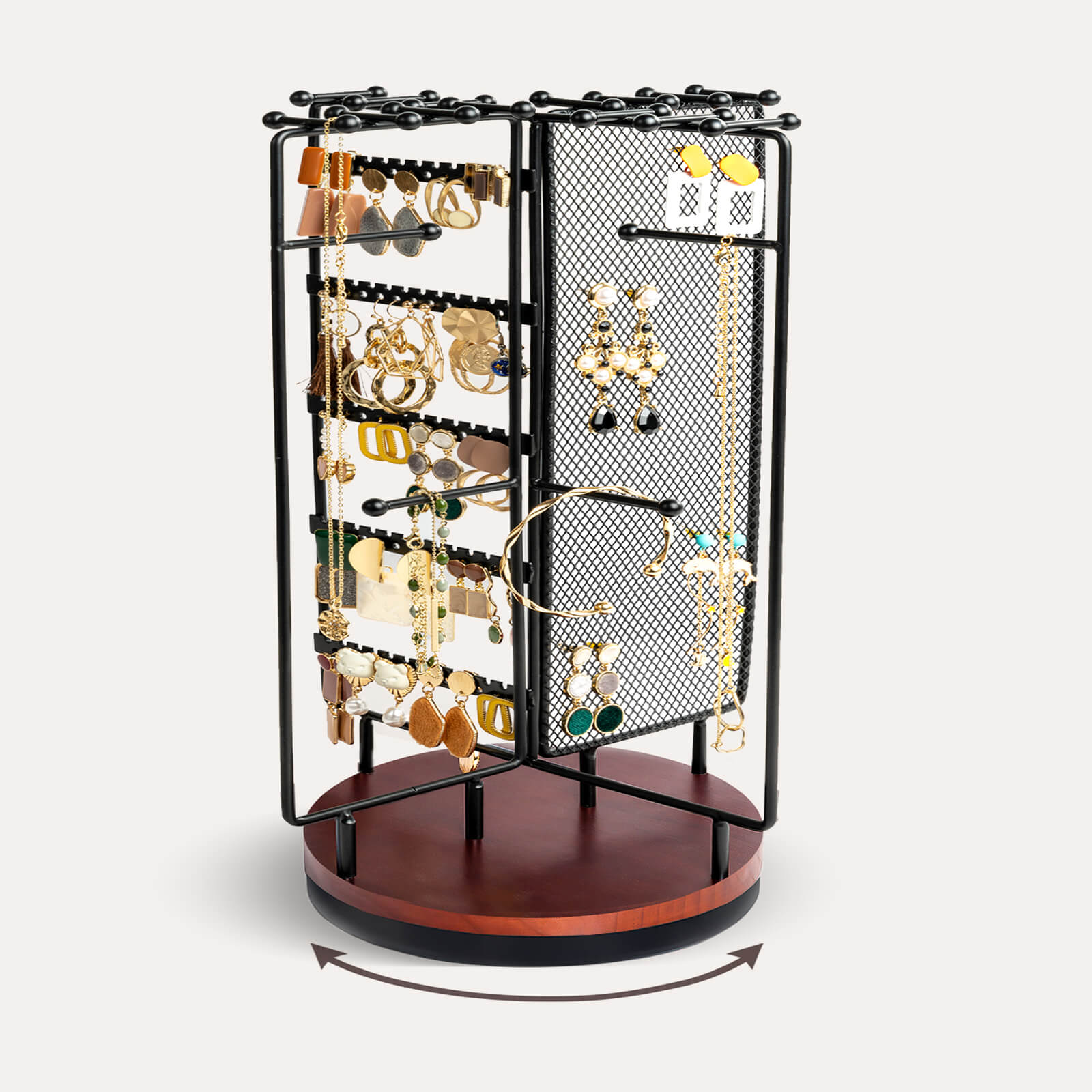 jewelry stand display black