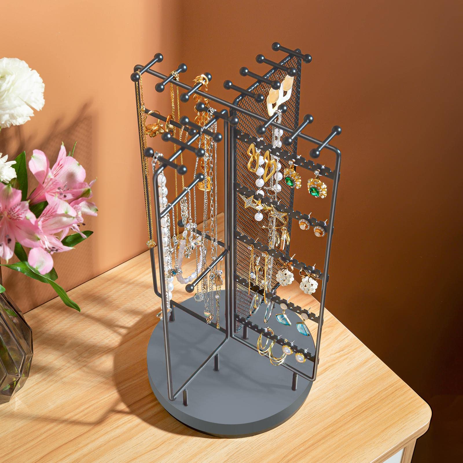 360 Degree Rotating Jewelry Stand
