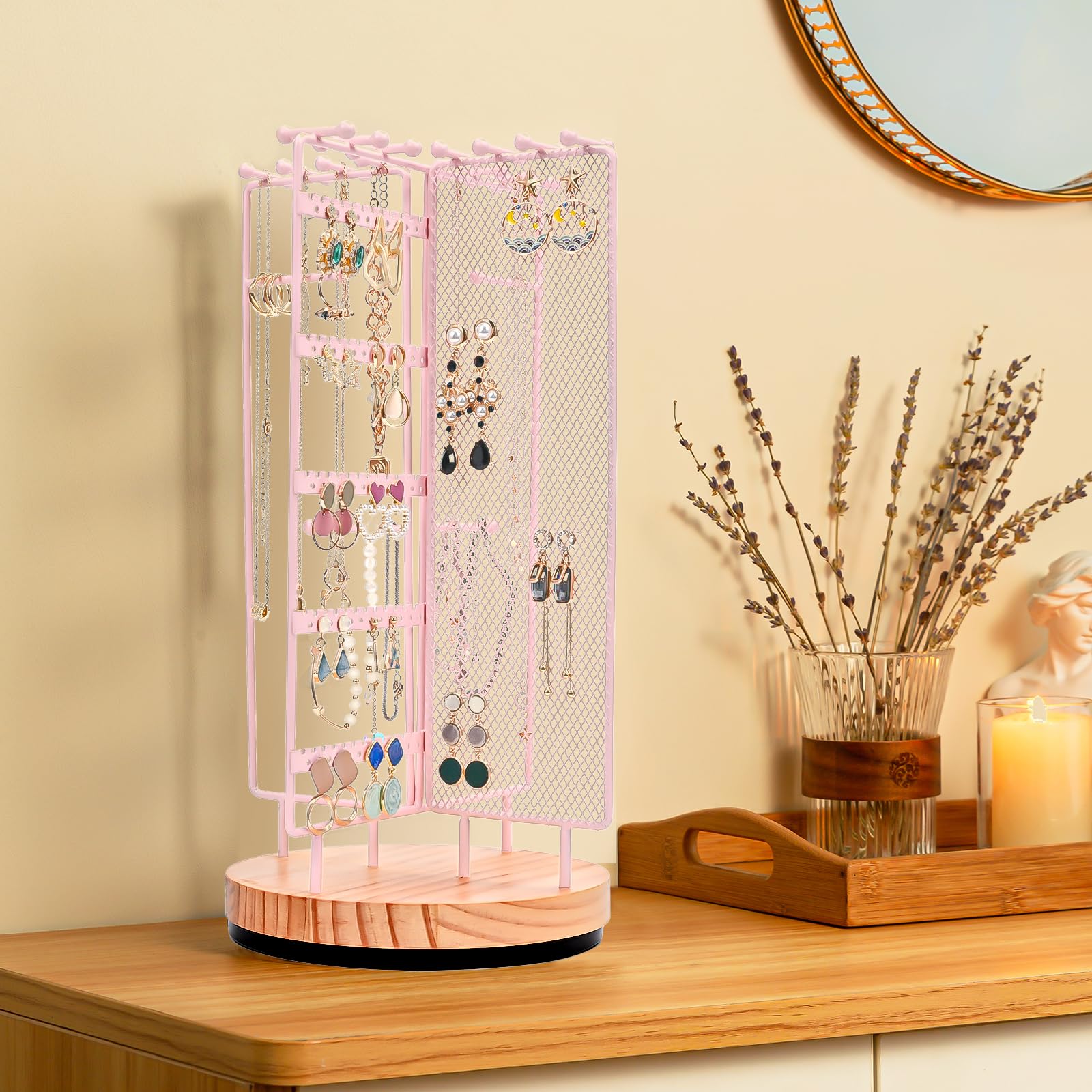 360 Degree Rotating Jewelry Stand