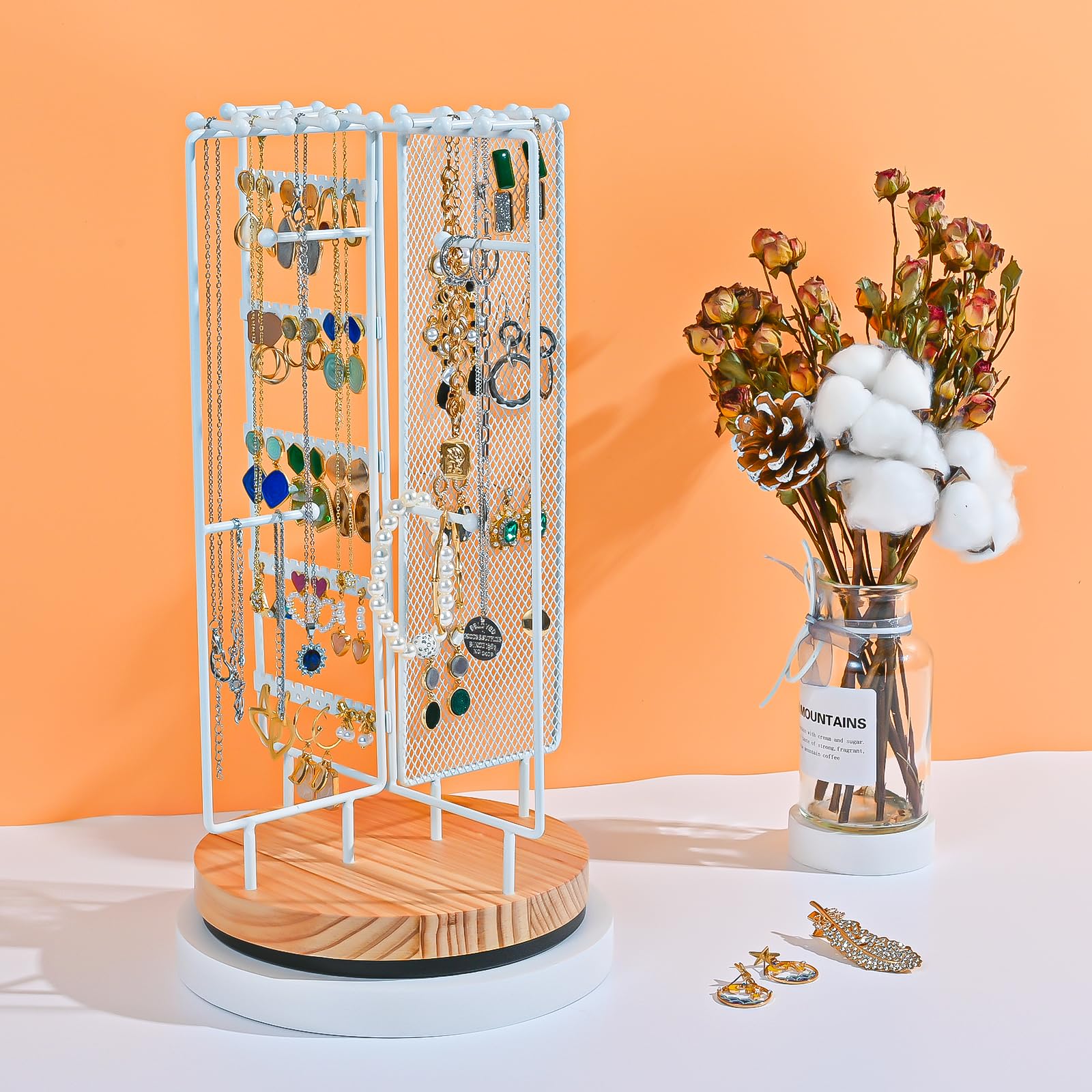 360 Degree Rotating Jewelry Stand