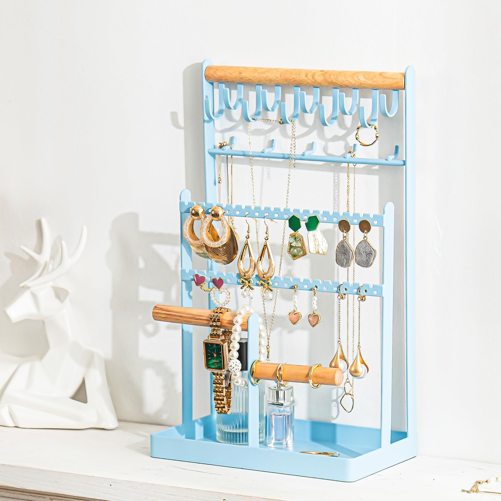 Jewelry Organizer Stand Necklace Organizer 6 Tiers