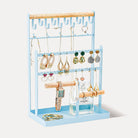 jewelry display stand blue