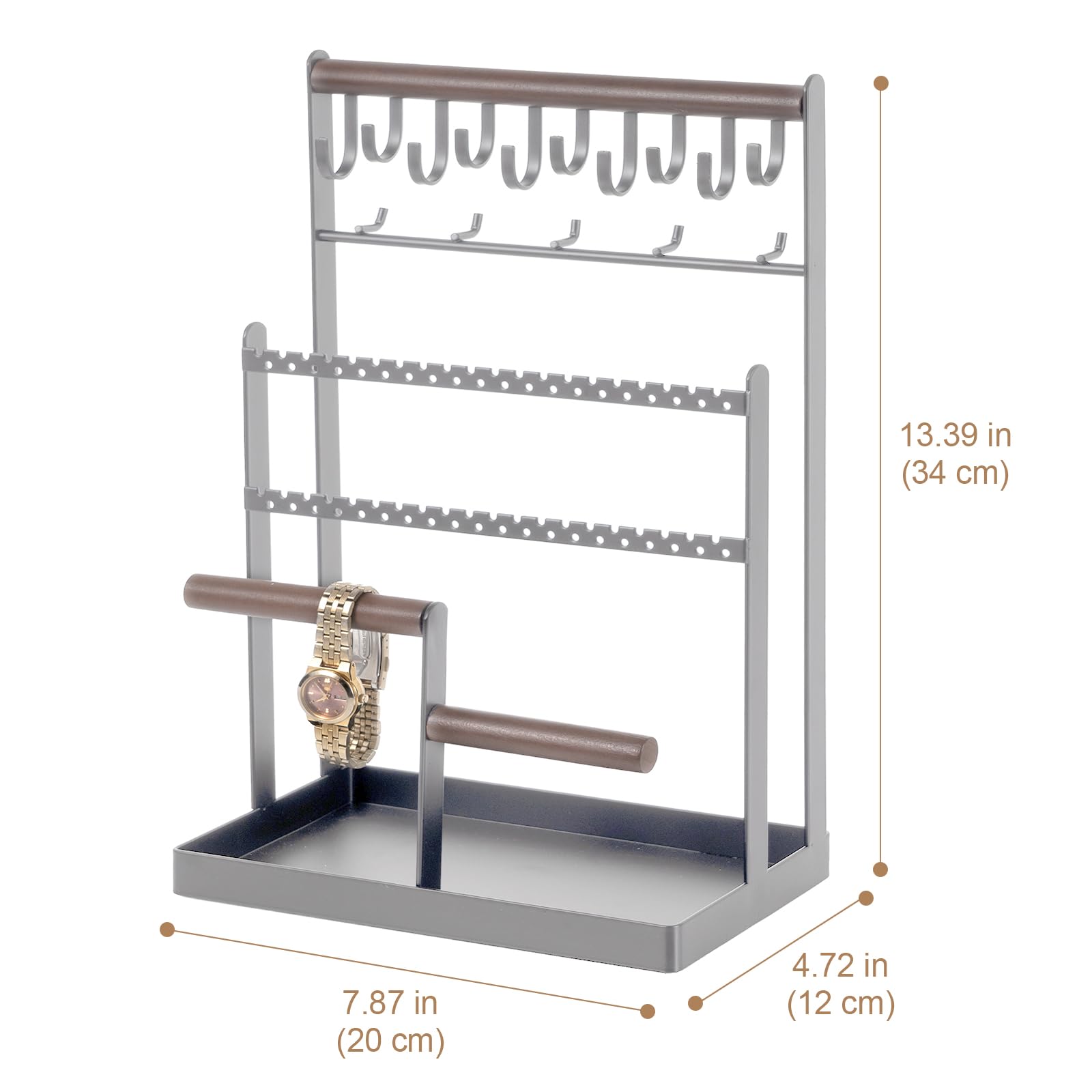 Jewelry Organizer Stand Necklace Organizer 6 Tiers