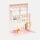 jewelry display stand pink